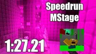 Acid Escape  MStage Speedrun 12721 Roblox [upl. by Ezekiel]