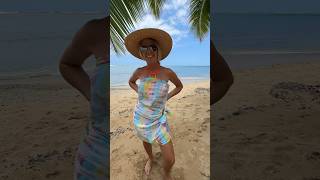 Here’s how to make a sarong dress using coconut buckle Makes a cute beach  pool cover up [upl. by Stacey504]