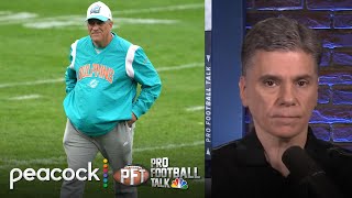 Miami Dolphins Vic Fangio mutually agree to part ways  Pro Football Talk  NFL on NBC [upl. by Akimak]