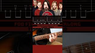 Everlong Foo Fighters Guitar Riff with Tab [upl. by Liebowitz451]