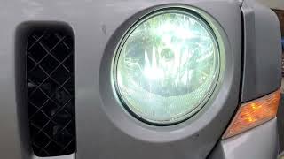 Auxbeam 2023 F15 Series H13 9008 LED Headlight Bulbs Review FITS A 2017 JEEP PATRIOT [upl. by Natassia235]