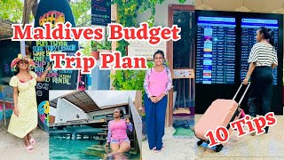 Budget එක අඩුවට මාලදිවයිනට යමු 🇲🇻  Maldive Travel Guide  How to Travel Maldives Sinhala Vlog ❤️ [upl. by Myrah499]