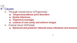 Referred otalgia [upl. by Latisha410]