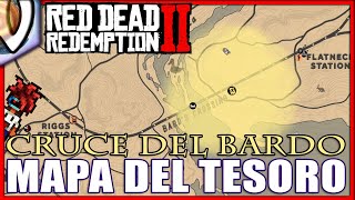 MAPA DEL TESORO CRUCE DEL BARDO COMO Y DONDE ENCONTRARLO RDR2 ONLINE RED DEAD REDEMPTION 2 PC ONLINE [upl. by Llenart]