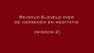 Reinoud Eleveld over de hersenen en meditatie wisdom 2 [upl. by Oralla]