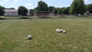 Knuckle ball with Brazuca soccer ball [upl. by Barn203]