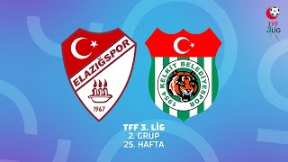 TFF 3 Lig 2 Grup  3GEN Holding Elazığspor  Kelkit Hürriyet Spor Kulübü [upl. by Gnaig]