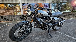 Ducati Scrambler Nightshift Cruising  Termignoni Exhaust Sound [upl. by Hughmanick]