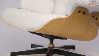 Poltrona Charles Eames Lounge Chair com Puff [upl. by Herr351]