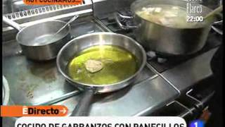 Receta de Cocido de garbanzos con panecillos ED [upl. by Wales737]