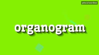 ORGANOGRAM  HOW TO PRONOUNCE IT [upl. by Sheridan172]