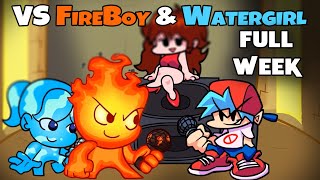 Friday Night Funkin  VS Fireboy amp Watergirl WEEK 2 update  extra song New Week fnfmod [upl. by Wessling]