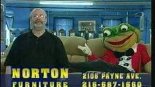 Norton Furniture Frog on the Couch Commercial [upl. by Atikihc]