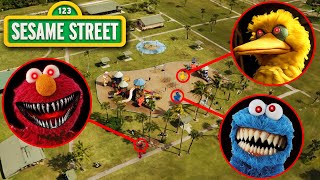 Drone Catches CURSED SESAME STREET IN REAL LIFE ELMOEXE BIG BIRD COOKIE MONSTER [upl. by Durkin315]