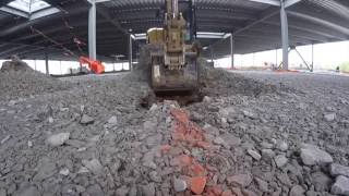 Trenching With Geogrid [upl. by Ardme]