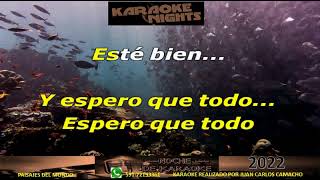 Hoy Te Manifiesto  Espinoza Paz KARAOKE COVER [upl. by Lynnelle]