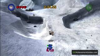 LEGO Star Wars TCS  Blue Minikit Guide  Episode V Hoth Battle Challenge Mode [upl. by Bosson]