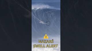 NAZARÉ SWELL ALERT XXL WAVES arriving to NAZARE Portugal surfing nazare bigwaves [upl. by Erolyat]