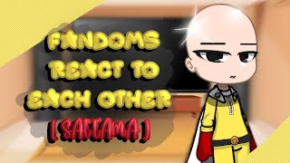 Fandoms react to each other Reacts to Saitama 12 [upl. by Gannie]