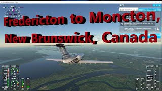 MSFS 2020  New Brunswick Fredericton to Moncton [upl. by Rolo864]