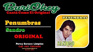 KaraOke  Penumbras Original  Sandro  BuriOkey [upl. by Auqined]