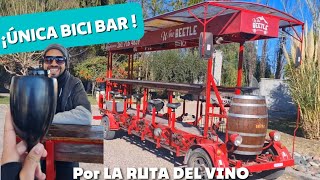 RUTA DEL VINO en una BICI BAR  MENDOZA  MAIPU  ARGENTINA  Vanlife  Viaje T1 E12 [upl. by Irrac219]