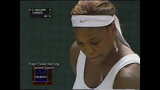 2004 Wimbledon QF Serena Williams vs Jennifer Capriati [upl. by Aronoel]