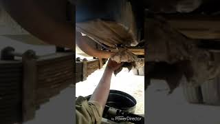 How to change Engine oil of Truck  Mobil oil [upl. by Weld202]