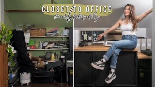 I TURNED MY CLOSET INTO AN OFFICE [upl. by Lashondra]