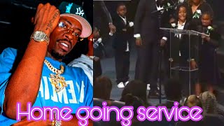 Rich Homie Quan funeral amp home going service wife amp children emotional speech 😭 [upl. by Onihc]