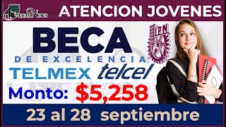 ¡Atención ya esta DISPONIBLE Apoyo económico de 5258 Beca TELMEX IPN excelencia [upl. by Tyrone]