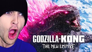 GODZILLA X KONG THE NEW EMPIRE Official Trailer Reaction [upl. by Ahseik]