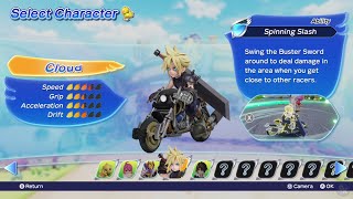 Chocobo GP  Cloud amp Squall Gameplay Season Pass Characters [upl. by Ellehsim366]