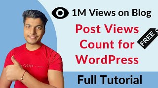 Post View Counter for WordPress  How to Show Views on Posts  Post View Counter Plugin [upl. by Fanechka]