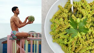 Full Day Of Eating  Grocery Shopping amp Chill  Creamy Coconut Pasta Recipe [upl. by Bush]