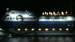 floating casino Royale cruise at GOA as seen frm our cruise MPG [upl. by Tanhya]