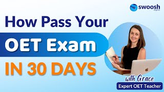 How to pass OET in 30 days [upl. by Nikolos]