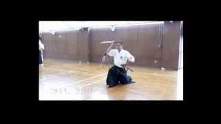 Chiaki Ohashi Iai Do Practice in the Kenpo Kai camp ２０１３拳法会研修会・制定居合道等の稽古をしました。 [upl. by Glassco]