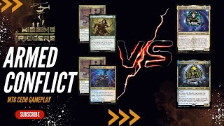 Armed Conflict MTG CEDH gameplay ft Tivit Vs Talion Vs Tymna duo Ep1 [upl. by Yadrahc]