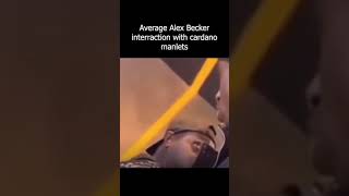 Average Alex Becker cardano manlet interraction [upl. by Rotberg]