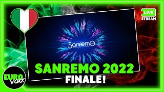 SANREMO 2022 FINALE FINAL NIGHT REACTION [upl. by Lissie]