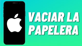 Cómo Vaciar la Papelera en iPhone [upl. by Ossy912]