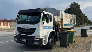 Gosnells rubbish first bins of the day 31099 [upl. by Kcirej]