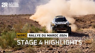 Stage 4 Highlights  Rallye du Maroc 2024 W2RC [upl. by Lledrev]