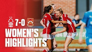 WOMENS HIGHLIGHTS  SUPER SEVEN TO STUN STOURBRIDGE  NOTTINGHAM FOREST 70 STOURBRIDGE [upl. by Haletta]