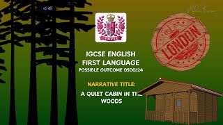 Learn English  First Language Narrative writing A Quiet Cabin in the Woods [upl. by Strader]