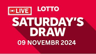 The National Lottery Lotto Draw Live Results from Saturday 09 November 2024  lotto live [upl. by Janik128]