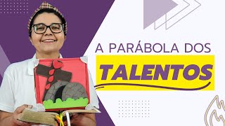 A parábola dos talentos História bíblica infantil [upl. by Eadith]