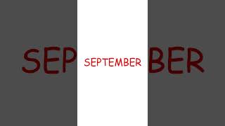 ☝JULY AUGUST SEPTEMBER MONTHS NAME PART 2 EDUCATION [upl. by Notgnimer]