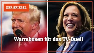 Trump gegen Harris USPräsidentschaftswahlkampf  DER SPIEGEL [upl. by Ahsenak165]